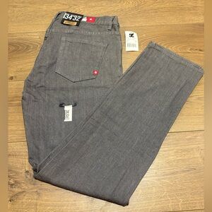 NWT DC Straight Core Grey Jeans Deadstock 2011 Men’s Denim 34” X 32” NEW
